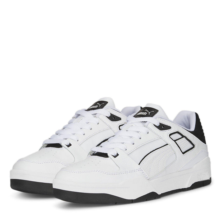 PUMA Slipstream leren schoenen – wit/zwart