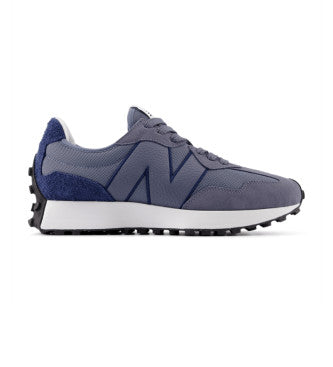 New Balance 327 leren sneakers – blauw/wit