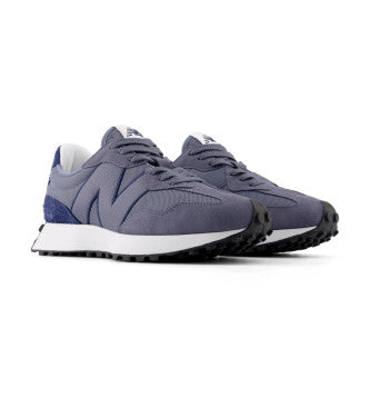 New Balance 327 leren sneakers – blauw/wit