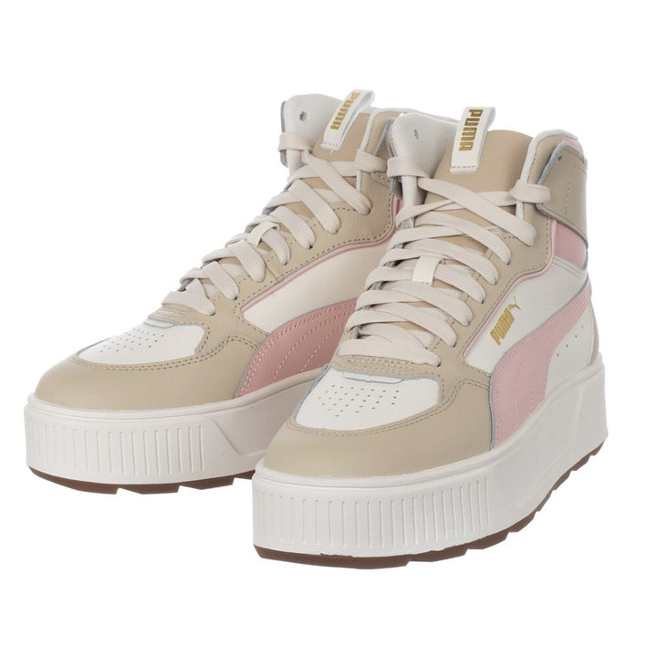 PUMA Karmen Rebelle Mid damessneakers – Pristine/Rose Dust/Granola