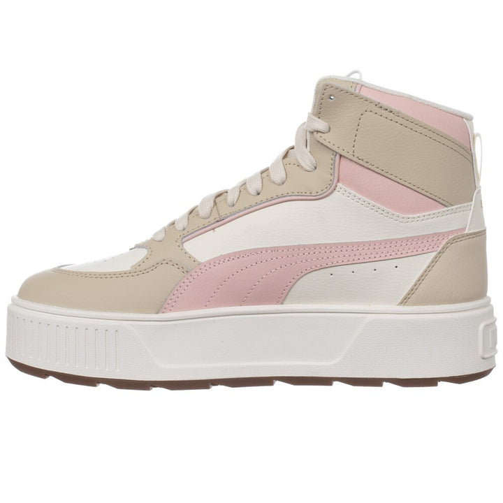 PUMA Karmen Rebelle Mid damessneakers – Pristine/Rose Dust/Granola