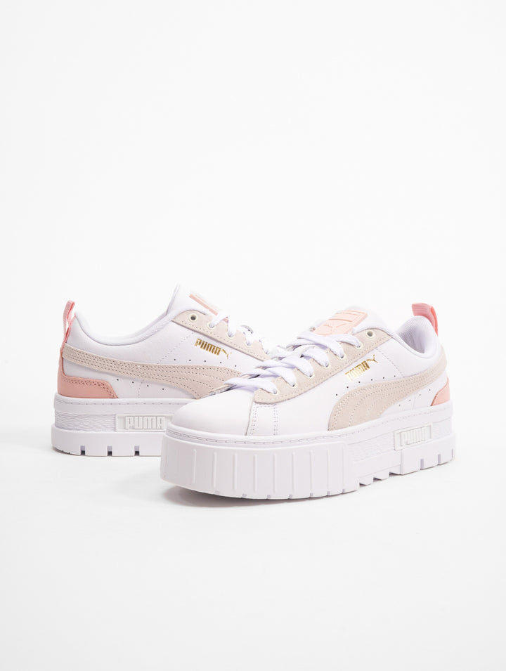 PUMA Mayze Gentle damessneakers – wit/veergrijs