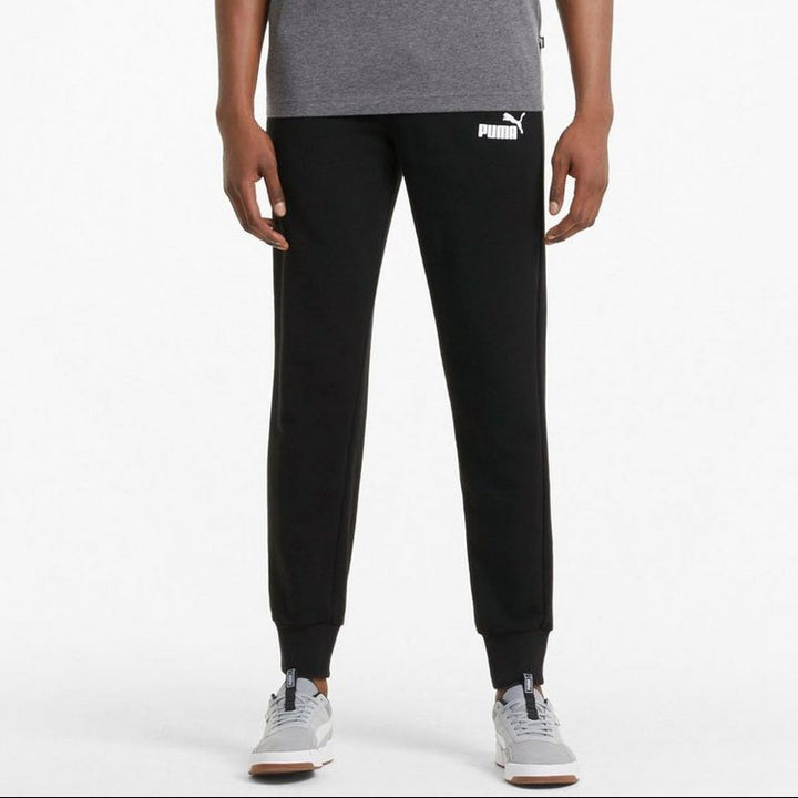 PUMA ESS Logo Pants FL CL Heren Sportkleding – Zwart