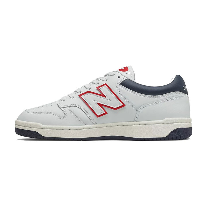 New Balance BB480LWG Sneakers – Wit/Marineblauw