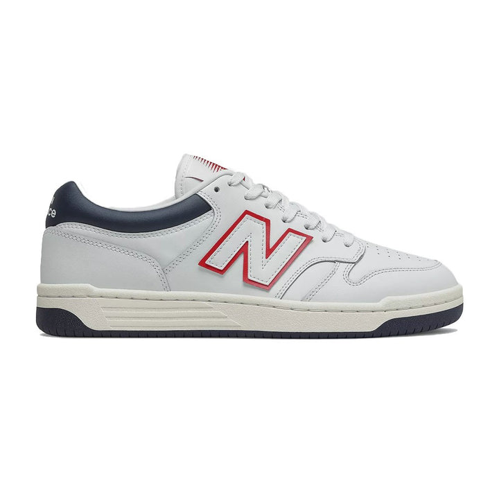 New Balance BB480LWG Sneakers – Wit/Marineblauw