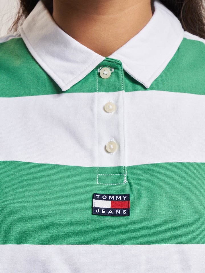 Tommy Jeans TJW Crop Badge Stripe SL Polo