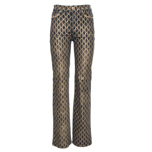 GUESS by Marciano Dames Gouden Monogram Lase Broek