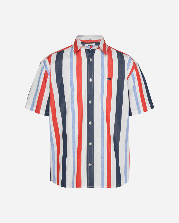 Tommy Hilfiger heren gestreept overhemd – Multicolor