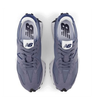 New Balance 327 leren sneakers – blauw/wit
