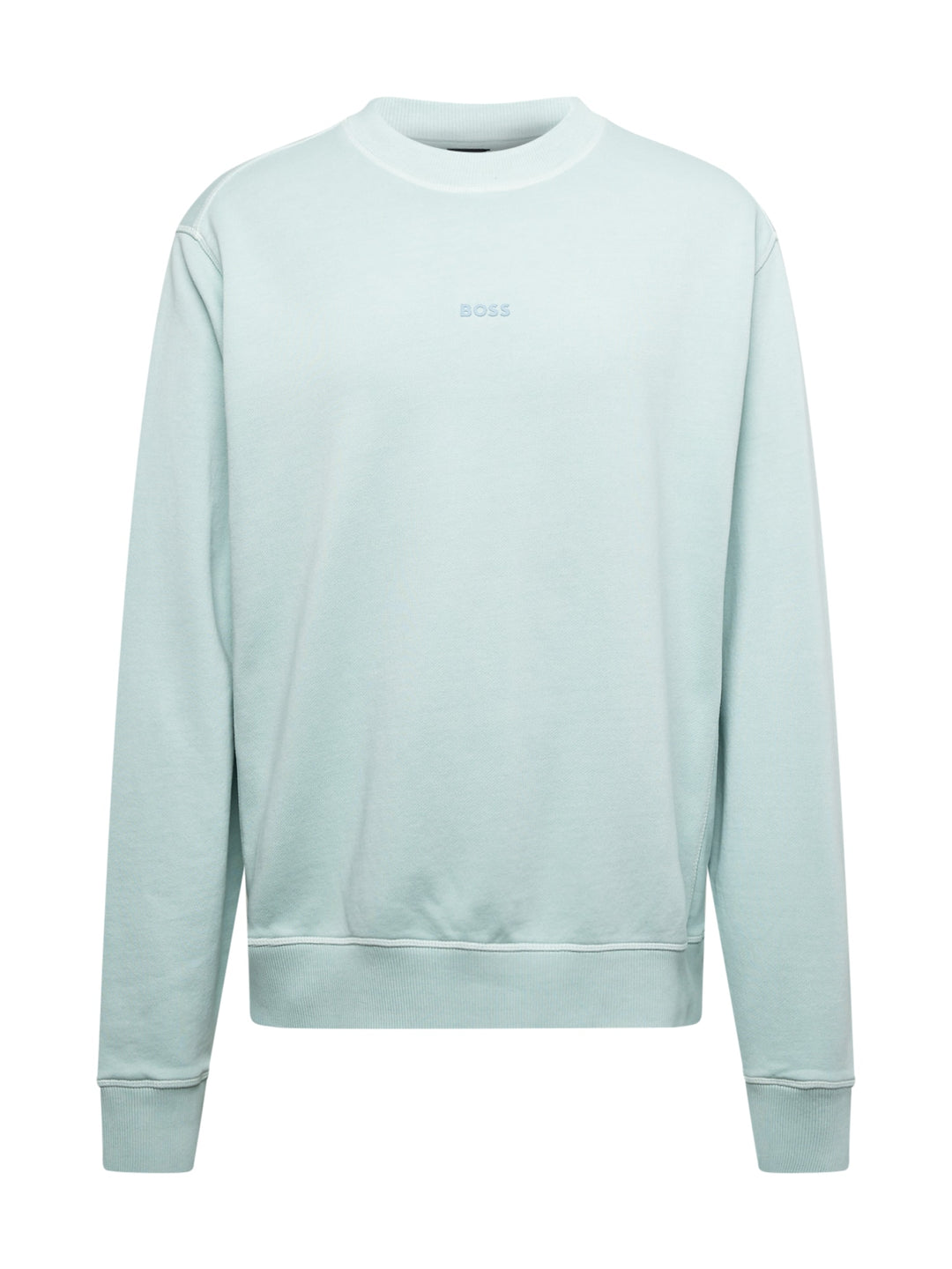 Hugo Boss geborsteld katoenen logo sweatshirt groen