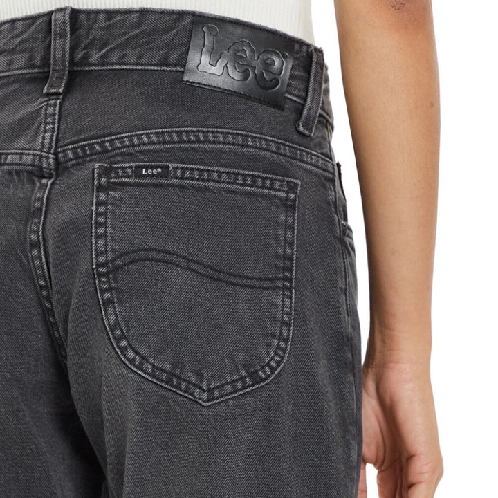 Lee Dames Rider Slim Fit Jeans Grijs