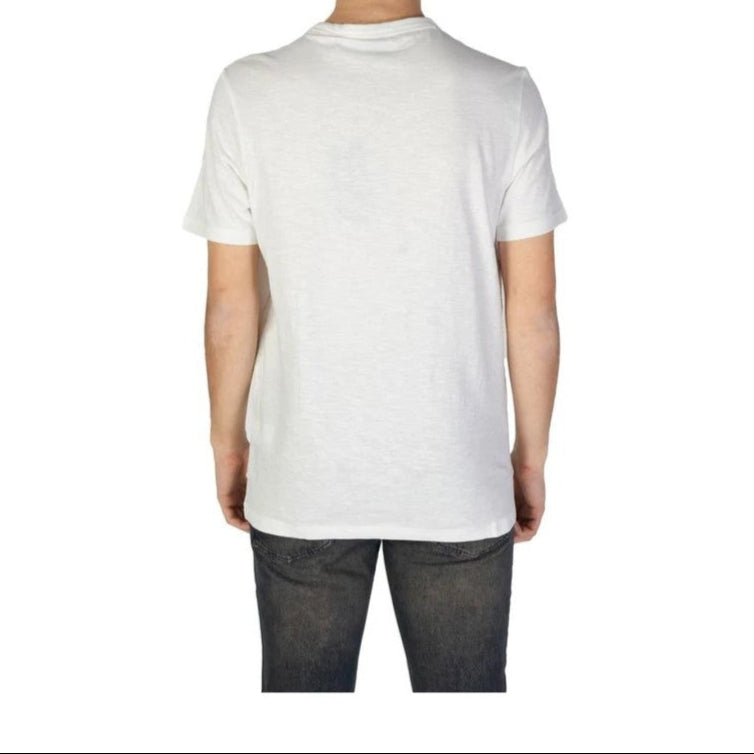 Hugo Boss T-shirt met korte mouwen en ronde hals, wit