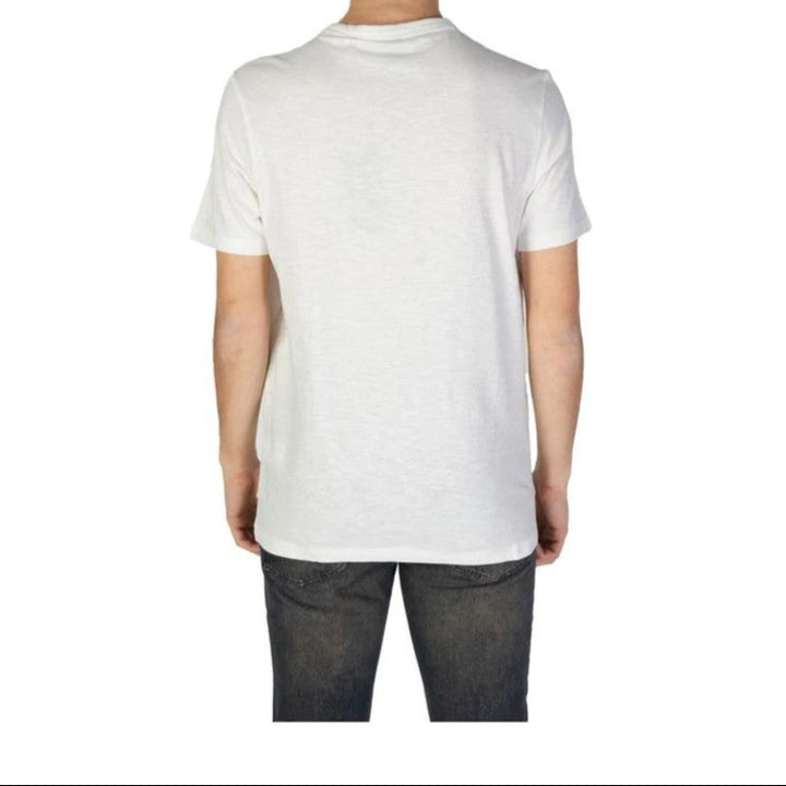Hugo Boss T-shirt met korte mouwen en ronde hals, wit