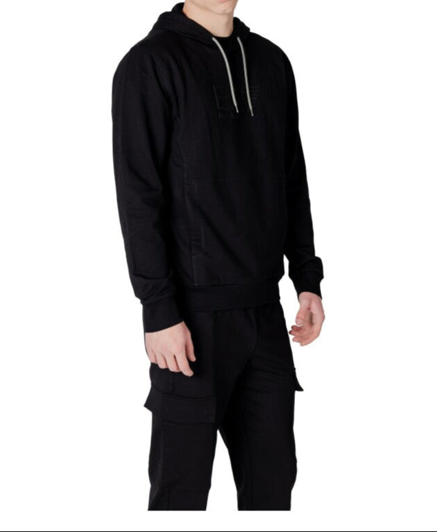 Emporio Armani EA7 Katoenen Capshirt Zwart – Hoodie