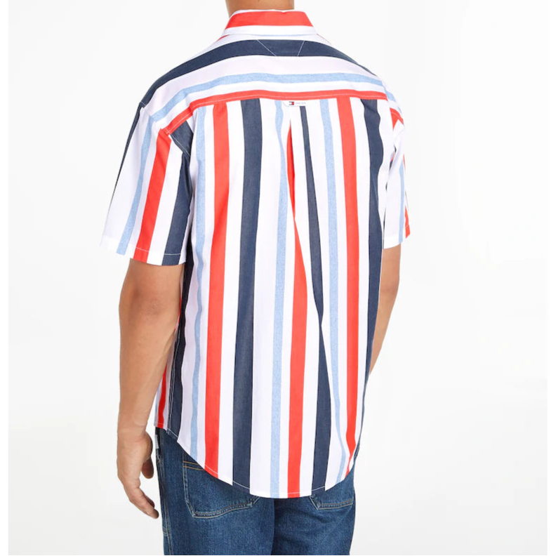 Tommy Hilfiger heren gestreept overhemd – Multicolor