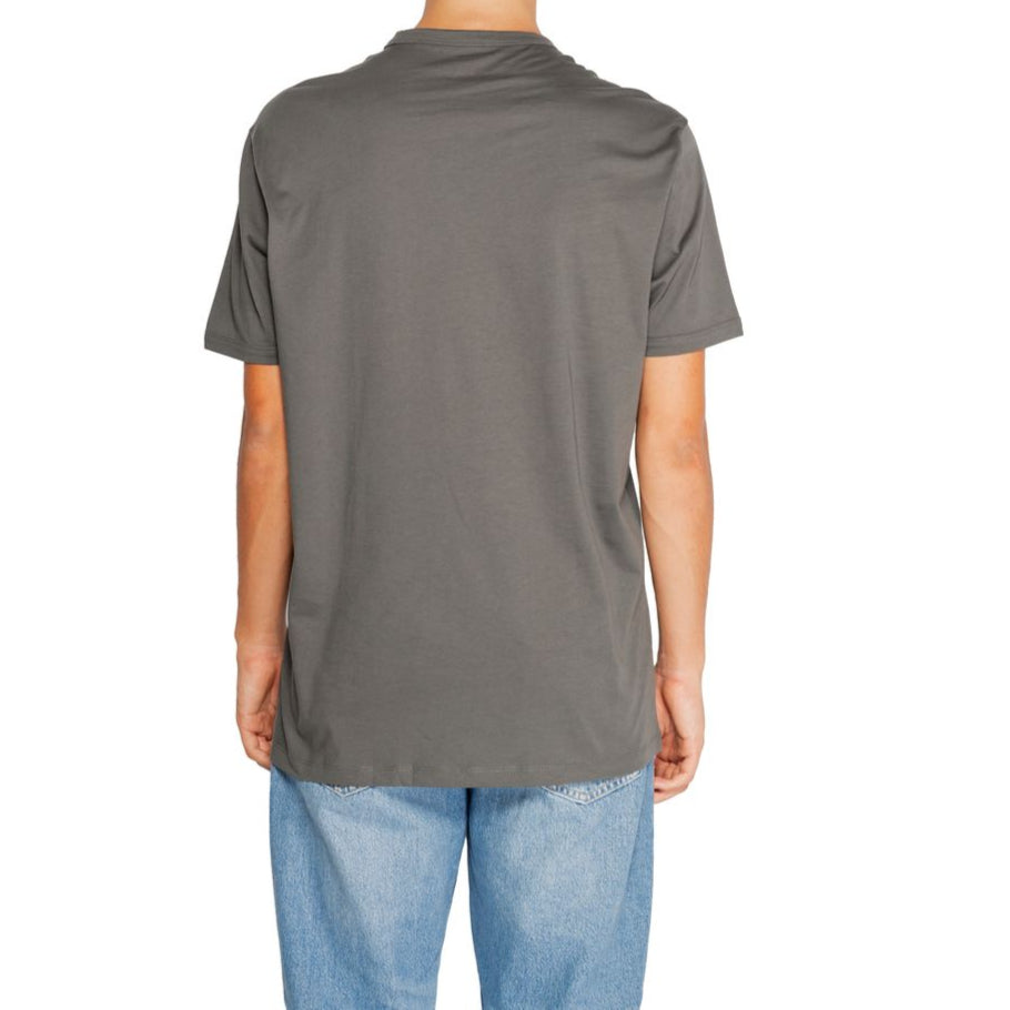 Armani Exchange grijs katoenen T-shirt