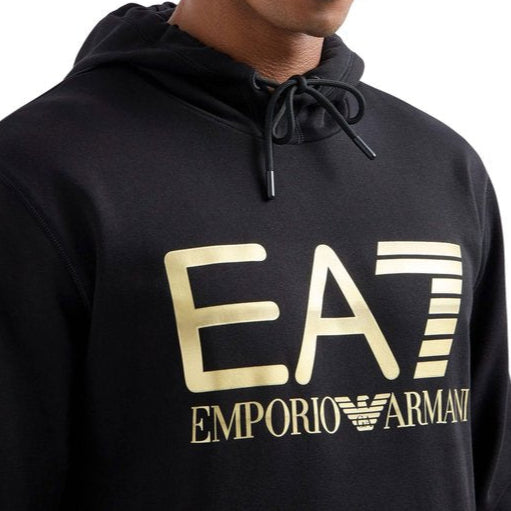 Emporio Armani - Zwarte katoenen hoodie