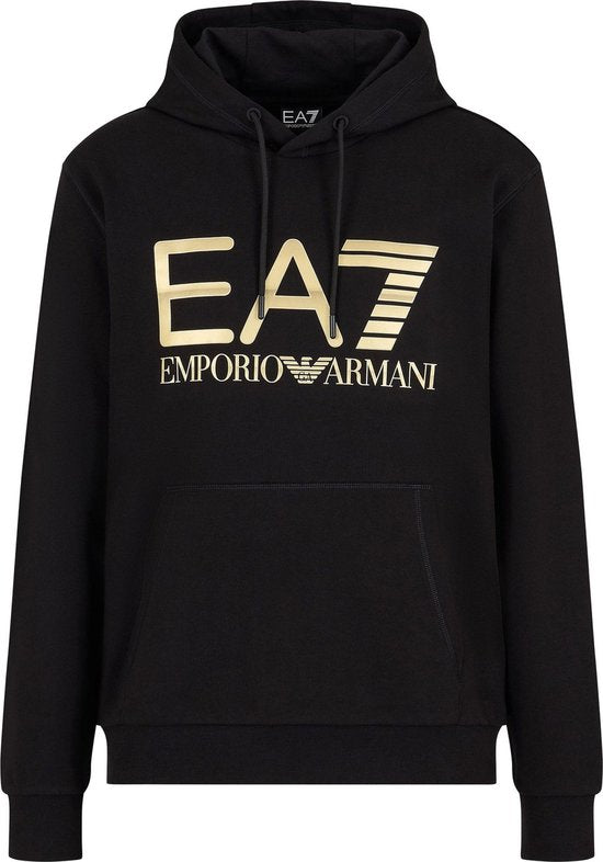 Emporio Armani - Zwarte katoenen hoodie