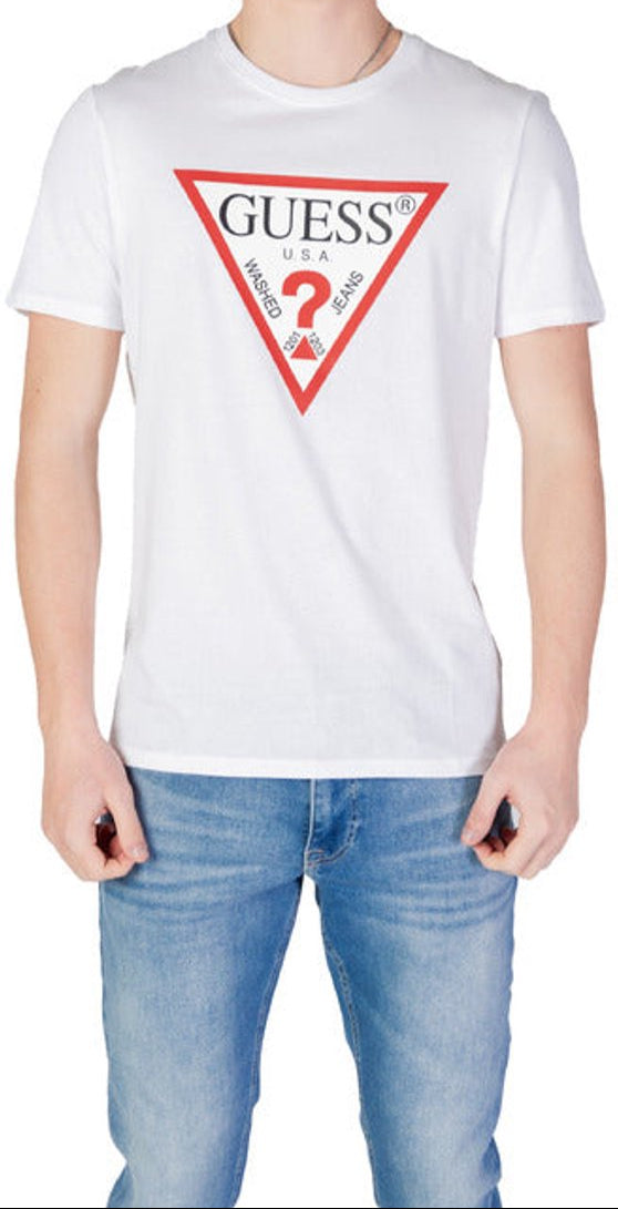 Guess heren T-shirt met geborduurd logo