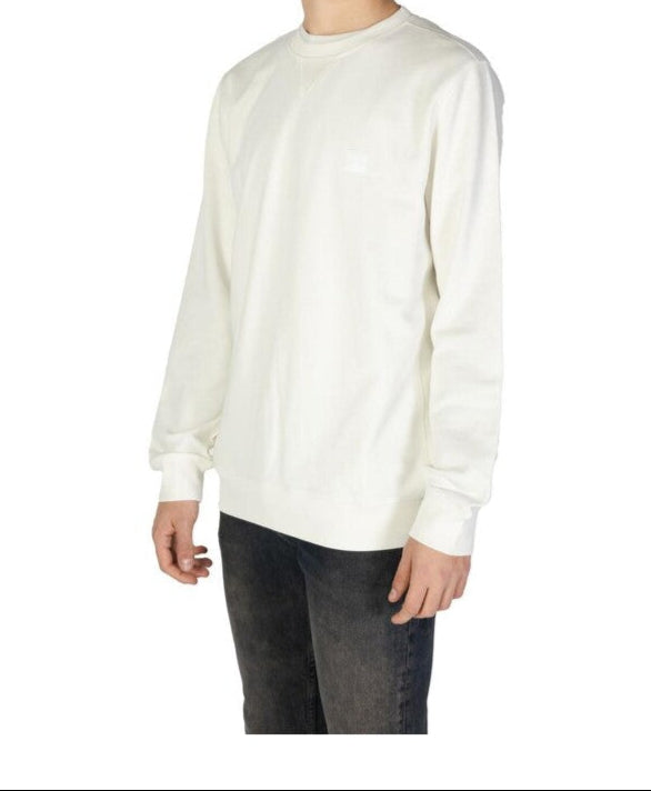 Hugo Boss Katoenen Pullover Wit – Sweatshirt