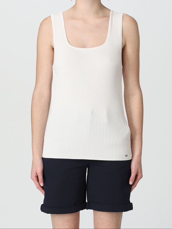 Tommy Hilfiger Poplin Pullover V-hals Top
