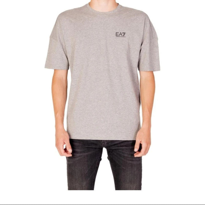 Armani Exchange grijs katoenen T-shirt