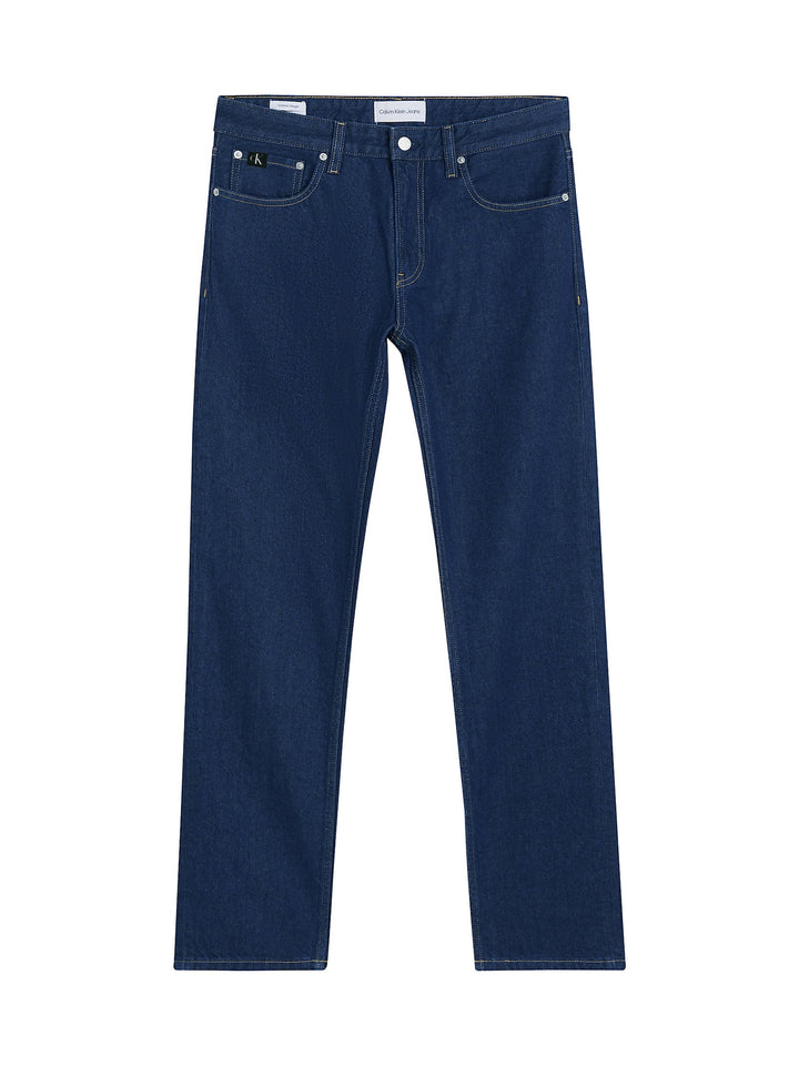 Calvin Klein Jeans Straight Mid Wash Jeans Blauw