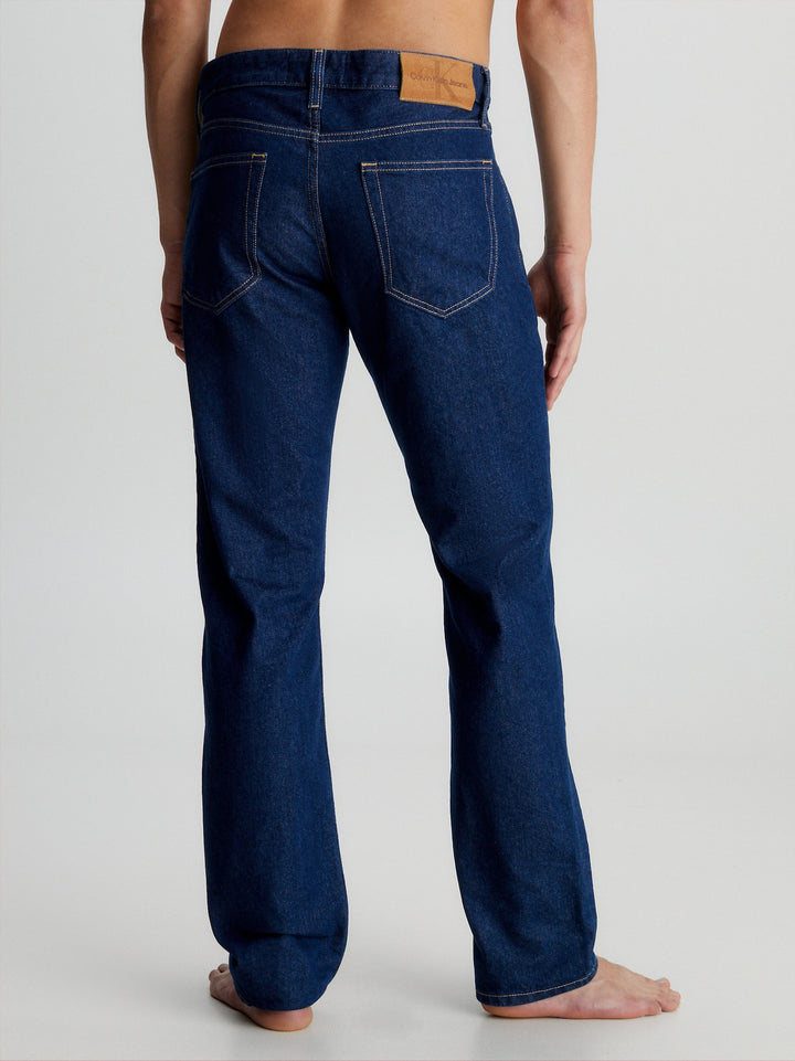 Calvin Klein Jeans Straight Mid Wash Jeans Blauw
