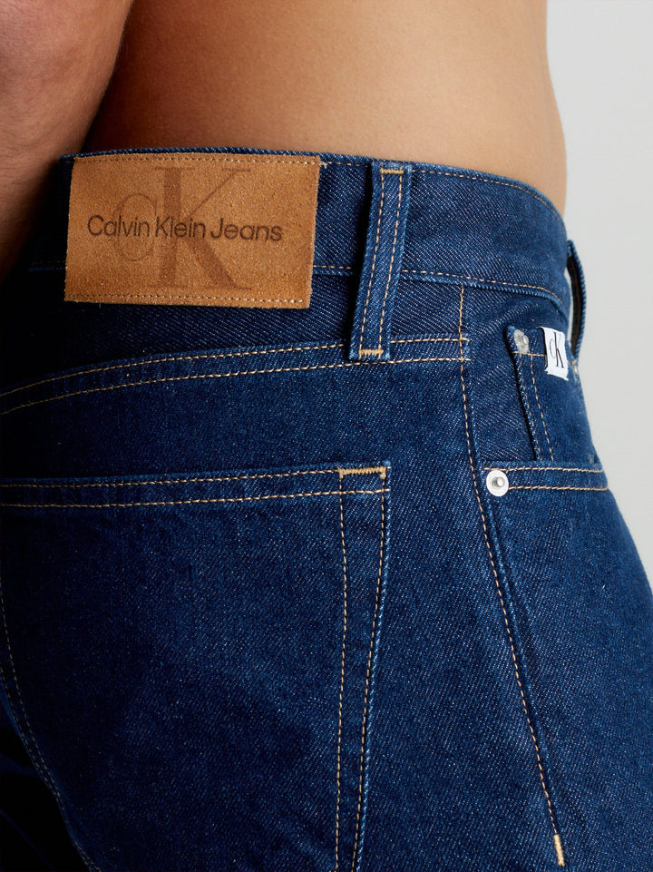 Calvin Klein Jeans Straight Mid Wash Jeans Blauw