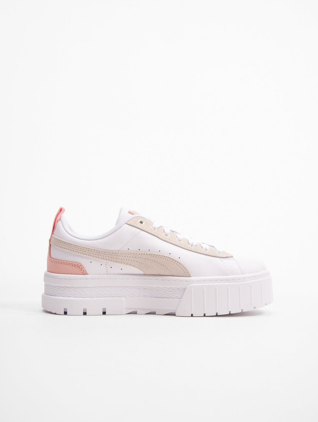 PUMA Mayze Gentle damessneakers – wit/veergrijs