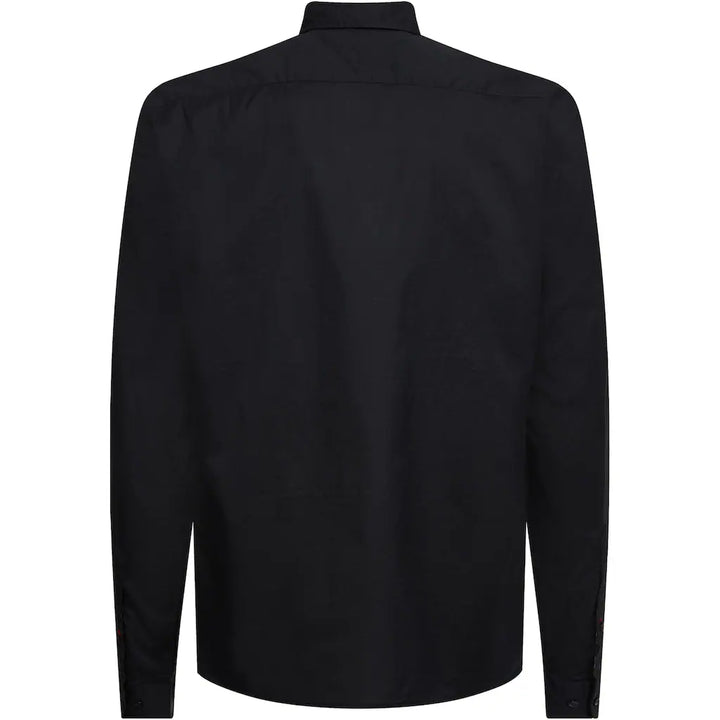 Tommy Hilfiger Heren Overhemden Core Flex Poplin Zwart
