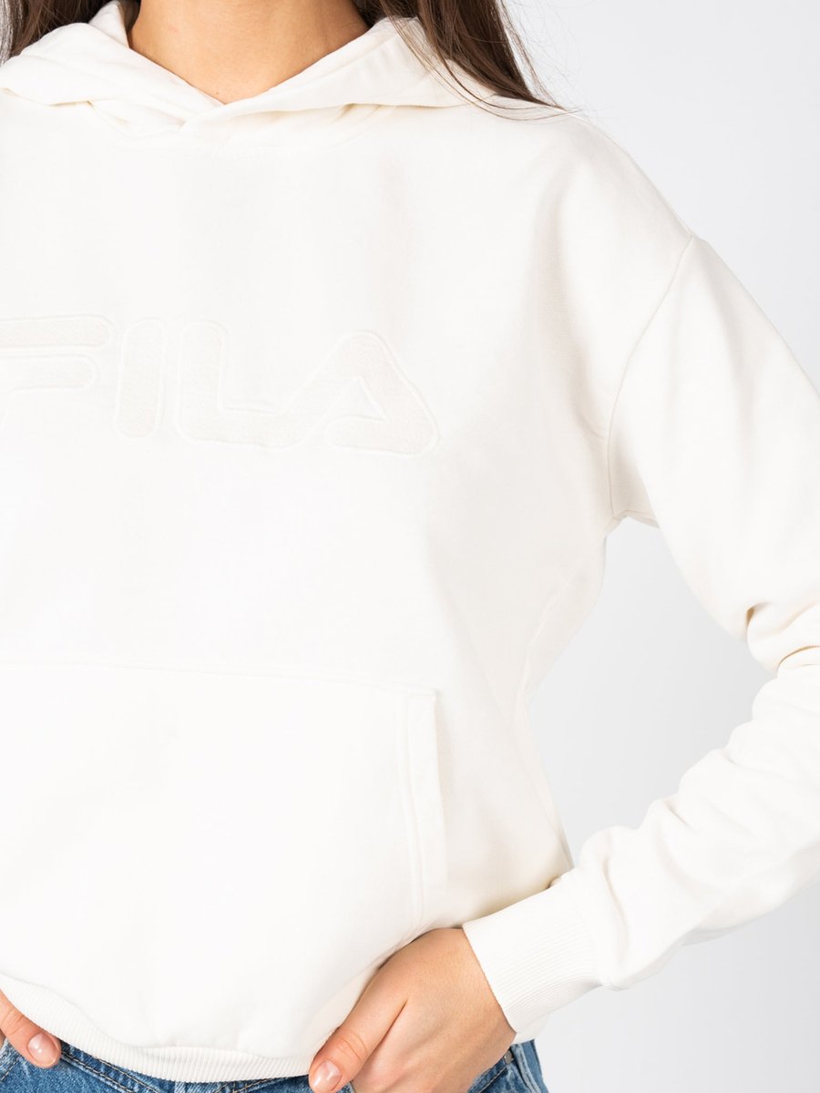 Fila Dames Sweatshirt met Lange Mouwen en Capuchon, Wit