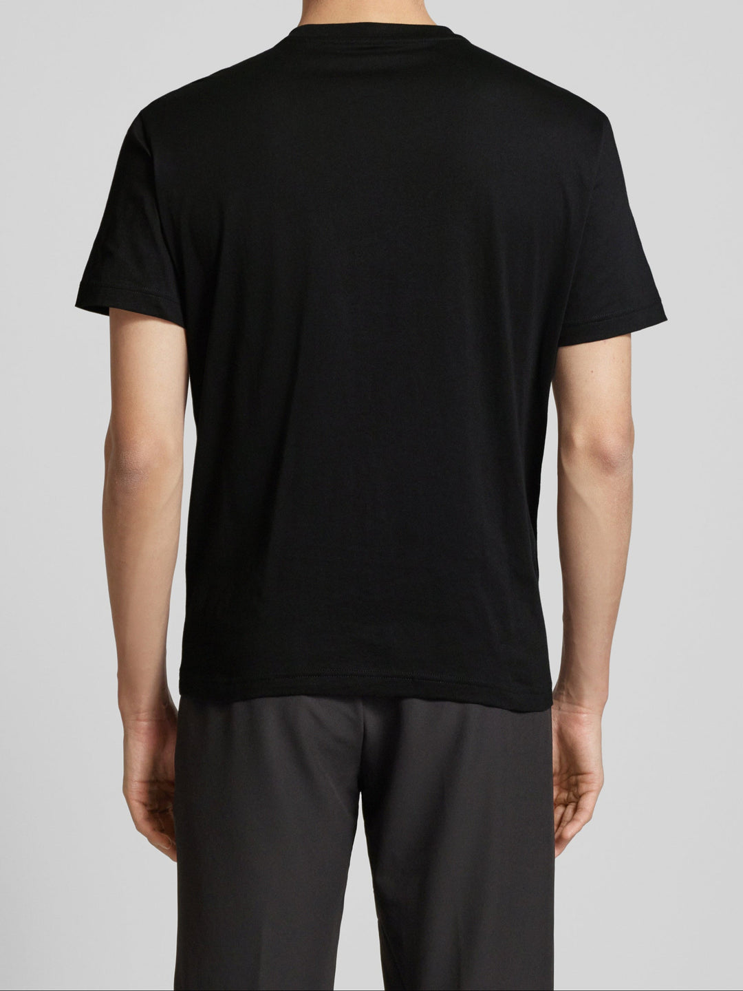 Emporio Armani EA7 Logo T-shirt met korte mouwen, zwart