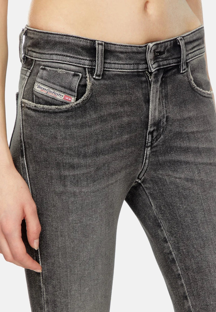 Diesel Denim Broek Zwart