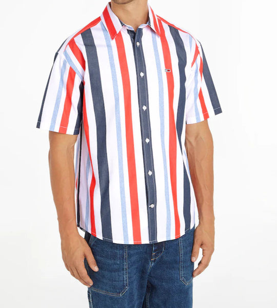 Tommy Hilfiger Men's Striped Shirt – Multicolor