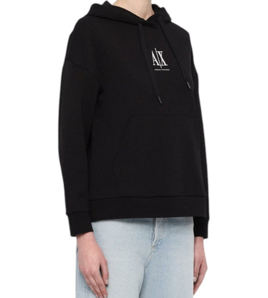 Armani Exchange Dames Capsule Sweatshirt Zwart – Hoodie