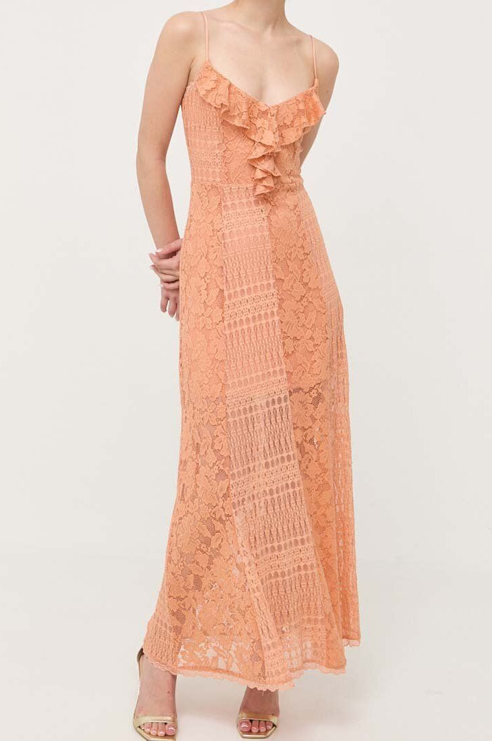 Guess dames kanten maxi-jurk