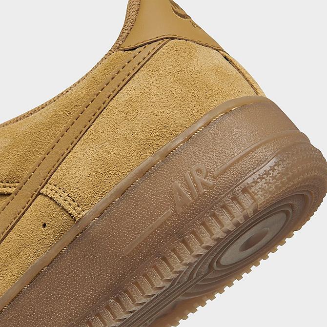 Nike Air Force 1 LV8 kinderschoenen voor grote kinderen – Licht Brits bruin/Kokosmelk/Gum donkerbruin/Bordeauxrood
