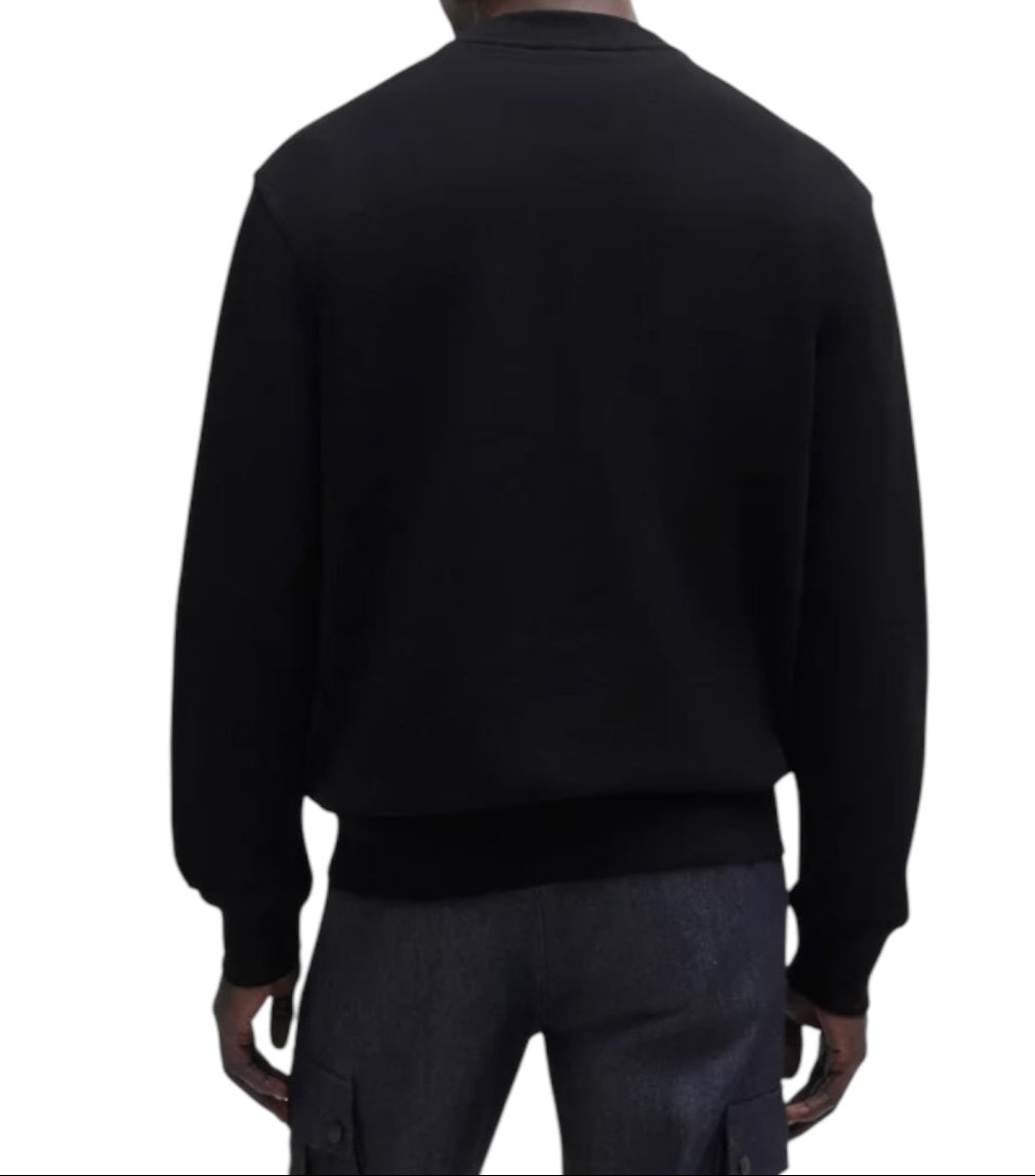 Hugo Boss Zwarte Print Sweatshirt met Lange Mouwen