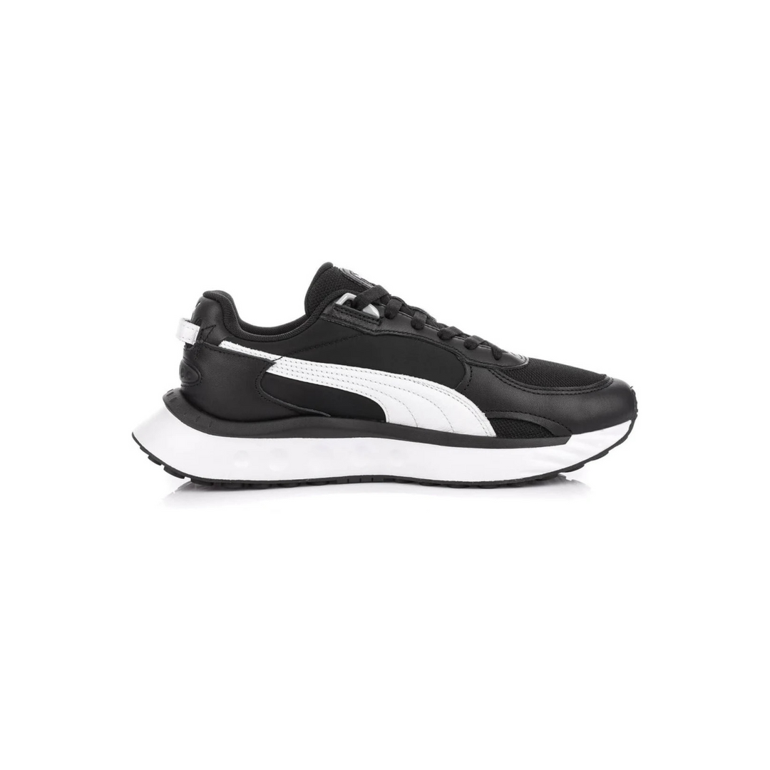 PUMA Wild Rider Mid Heren Sneakers – Zwart
