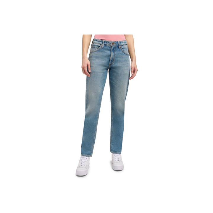 Lee Dames Rider Jeans Blauw