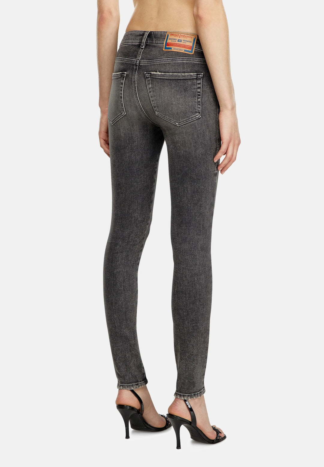 Diesel Denim Broek Zwart