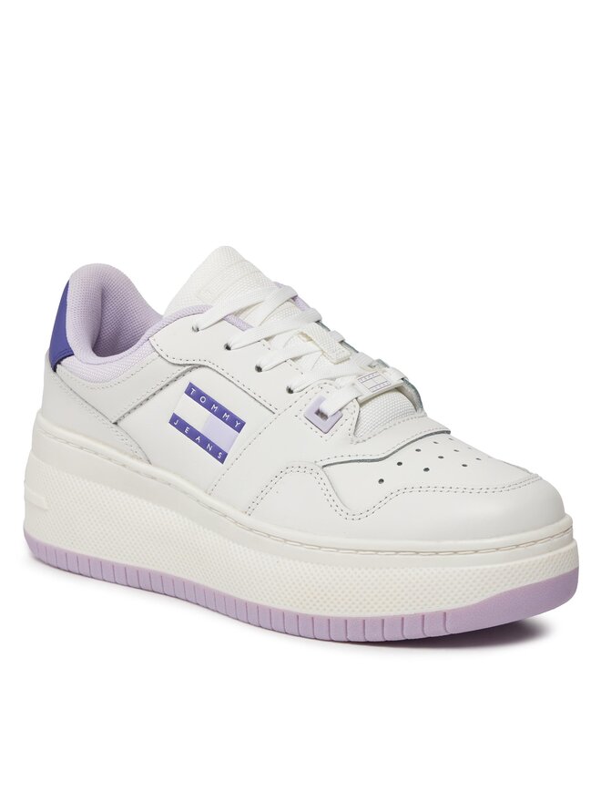 Tommy Hilfiger TJW Retro Basket Flatform Lavender Flower – Schoenen