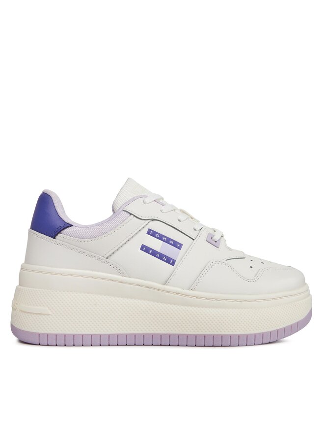 Tommy Hilfiger TJW Retro Basket Flatform Lavender Flower – Schoenen