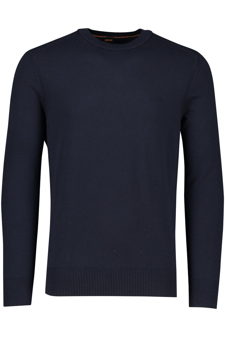 Hugo Boss Orange Asac C Crew Neck Trui Donkerblauw