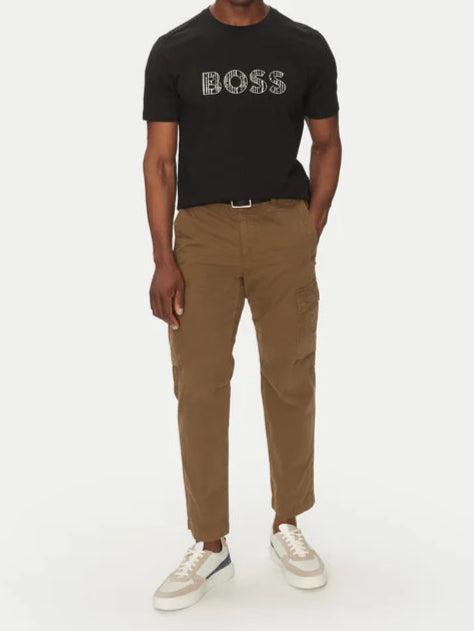 Hugo Boss Zwart Katoenen T-shirt