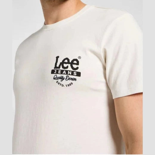 Lee Heren T-shirt met korte mouwen Beige