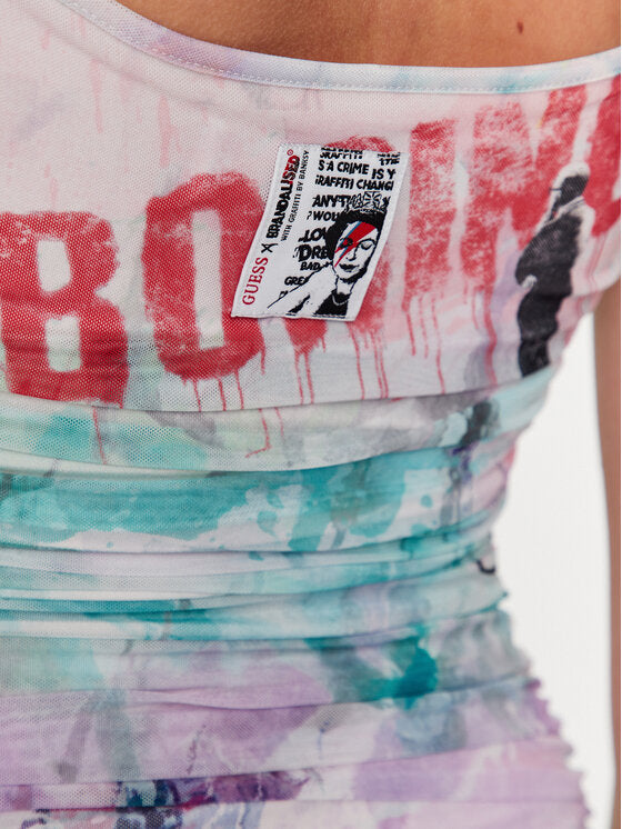 Guess damesjurk met graffitiprint