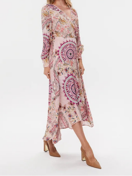 Guess All Over Print Long Dress