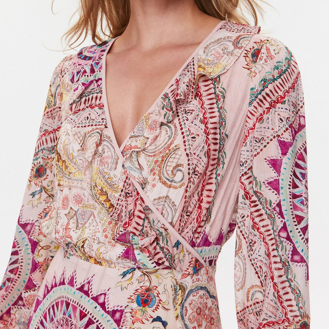 Guess All Over Print Lange Jurk